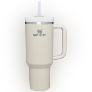 Stanley Quencher H2.0 FlowState Tumbler — 40 oz, soft matte Dune, good condition